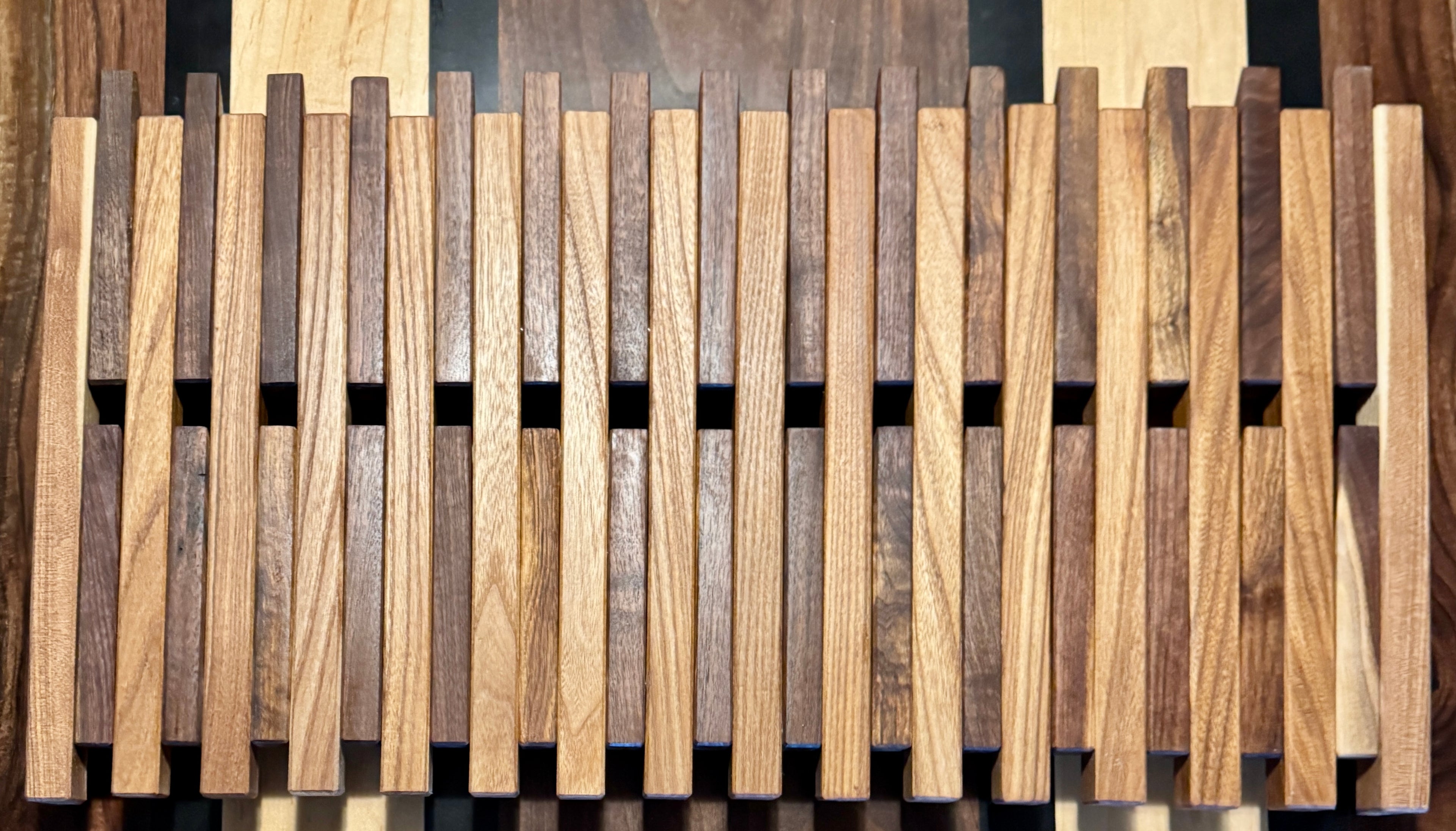 Modern Coat Rack | Piano Key Inspired Wall Hook