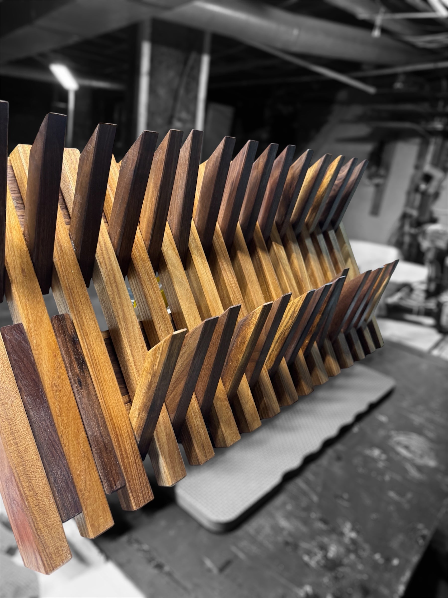 Modern Coat Rack | Piano Key Inspired Wall Hook